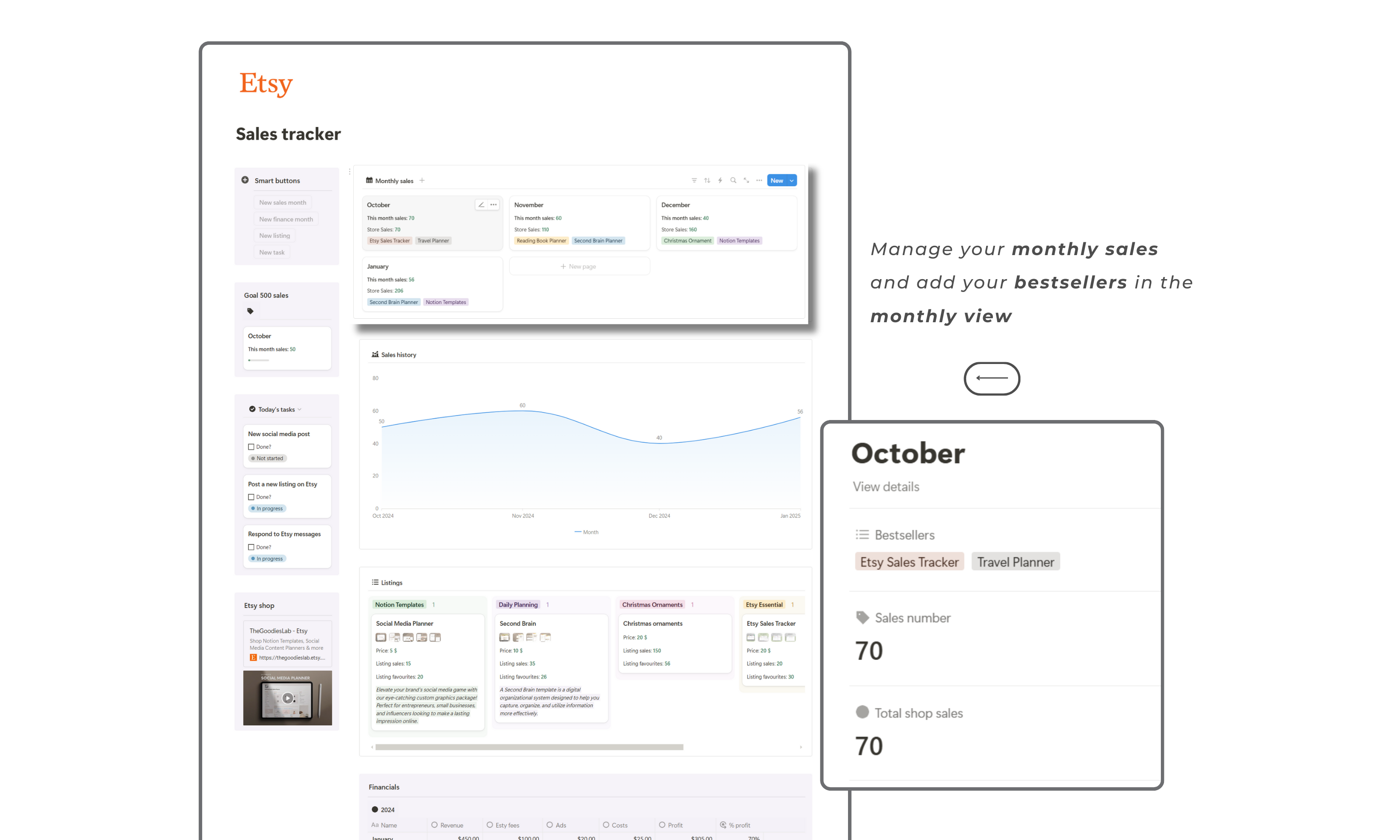  Level up Etsy sales tracking with Notion