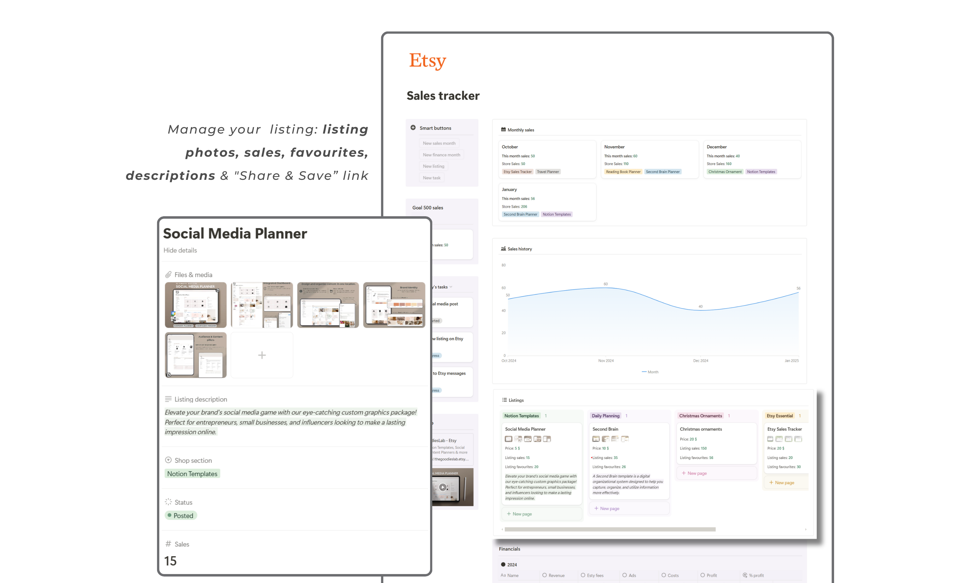  Level up Etsy sales tracking with Notion