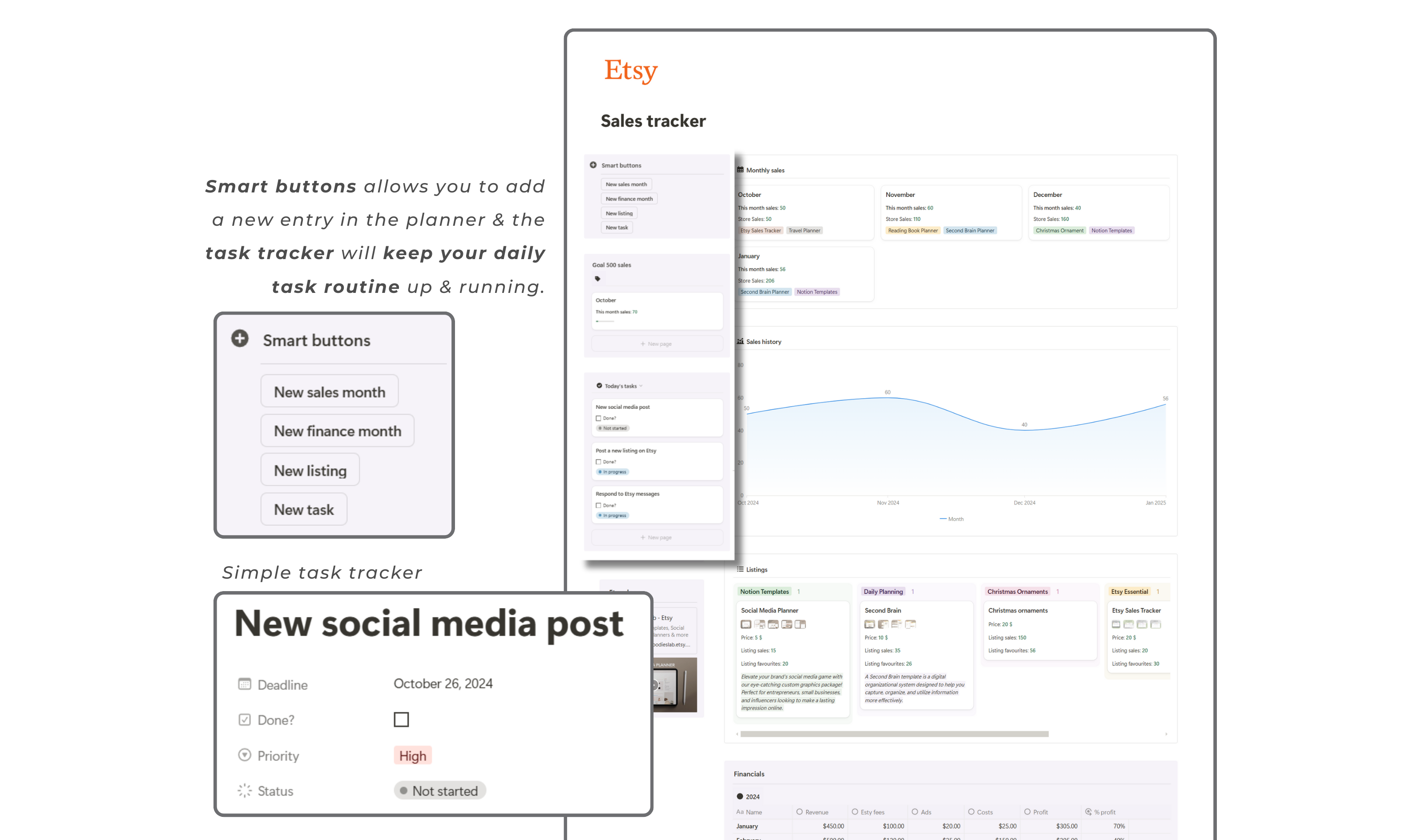  Level up Etsy sales tracking with Notion